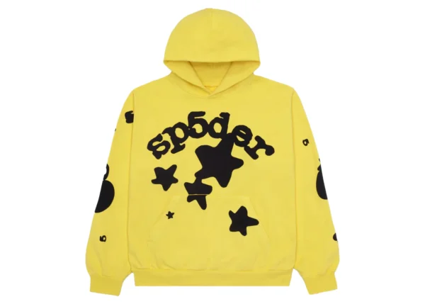 Sp5der Beluga Hoodie Gold