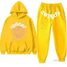 Yellow Sp5der Tracksuits